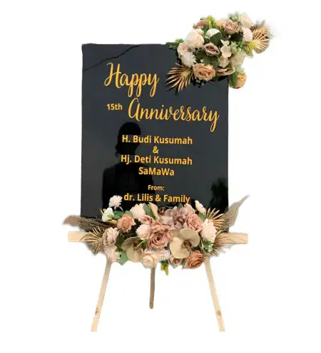 Papan Bunga Akrilik Tembokrejo