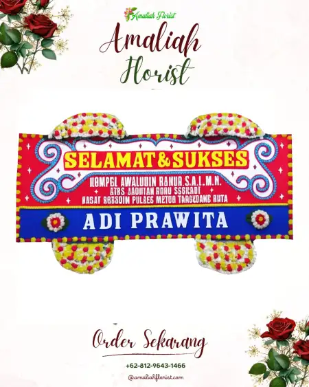 Papan Bunga Ucapan Selamat Tembokrejo